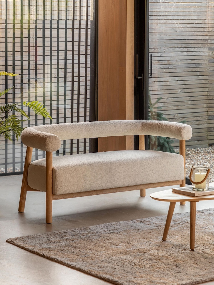 Gallery Home Cream Boucle Marietta Sofa - Image 2 of 9 Gallery Home Cream Boucle Marietta Sofa - Image 2 of 9