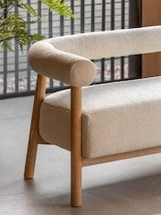 Gallery Home Cream Boucle Marietta Sofa - Image 3 of 9