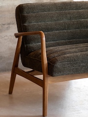 Gallery Home Green Boucle Datsun 2 Seater Sofa - Image 3 of 8