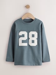 Mineral Long Sleeve Heavyweight Varsity T-Shirt (3-16yrs) - Image 1 of 4