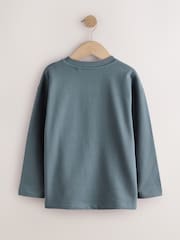Mineral Long Sleeve Heavyweight Varsity T-Shirt (3-16yrs) - Image 2 of 4