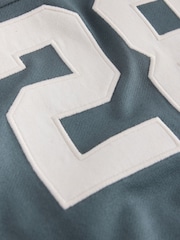 Mineral Long Sleeve Heavyweight Varsity T-Shirt (3-16yrs) - Image 3 of 4