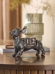 Bronze Hoxley The Dachshund Calendar Ornament - Image 1 of 3