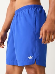 adidas Originals Blue Essentials Swim Shorts - Image 2 of 5