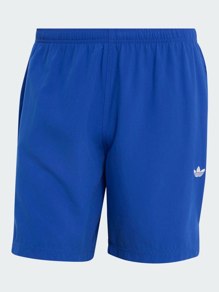 adidas Originals Blue Essentials Swim Shorts - Image 5 of 5 adidas Originals Blue Essentials Swim Shorts - Image 5 of 5