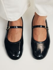 The Set Maryjane Ballet Shoes Black Patent - Image 1 of 6