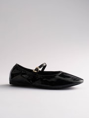 The Set Maryjane Ballet Shoes Black Patent - Image 4 of 6