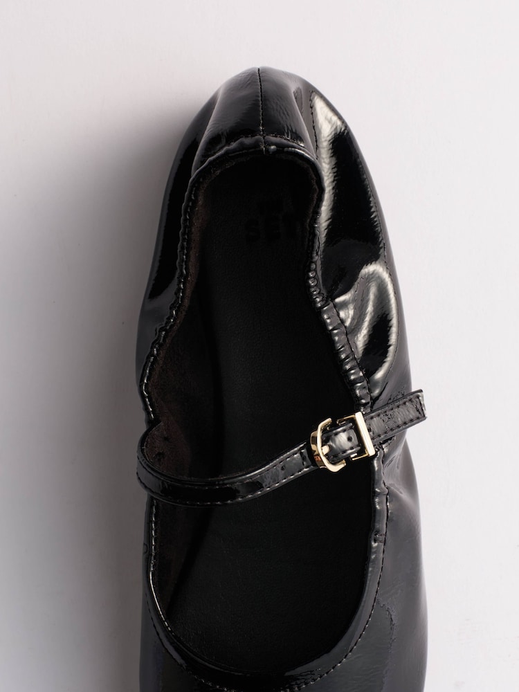 The Set Maryjane Ballet Shoes Black Patent - Image 6 of 6 The Set Maryjane Ballet Shoes Black Patent - Image 6 of 6