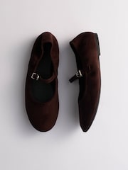 The Set Maryjane Ballet Shoes Chocolate Brown - Image 2 of 6