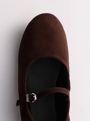 The Set Maryjane Ballet Shoes Chocolate Brown - Image 6 of 6