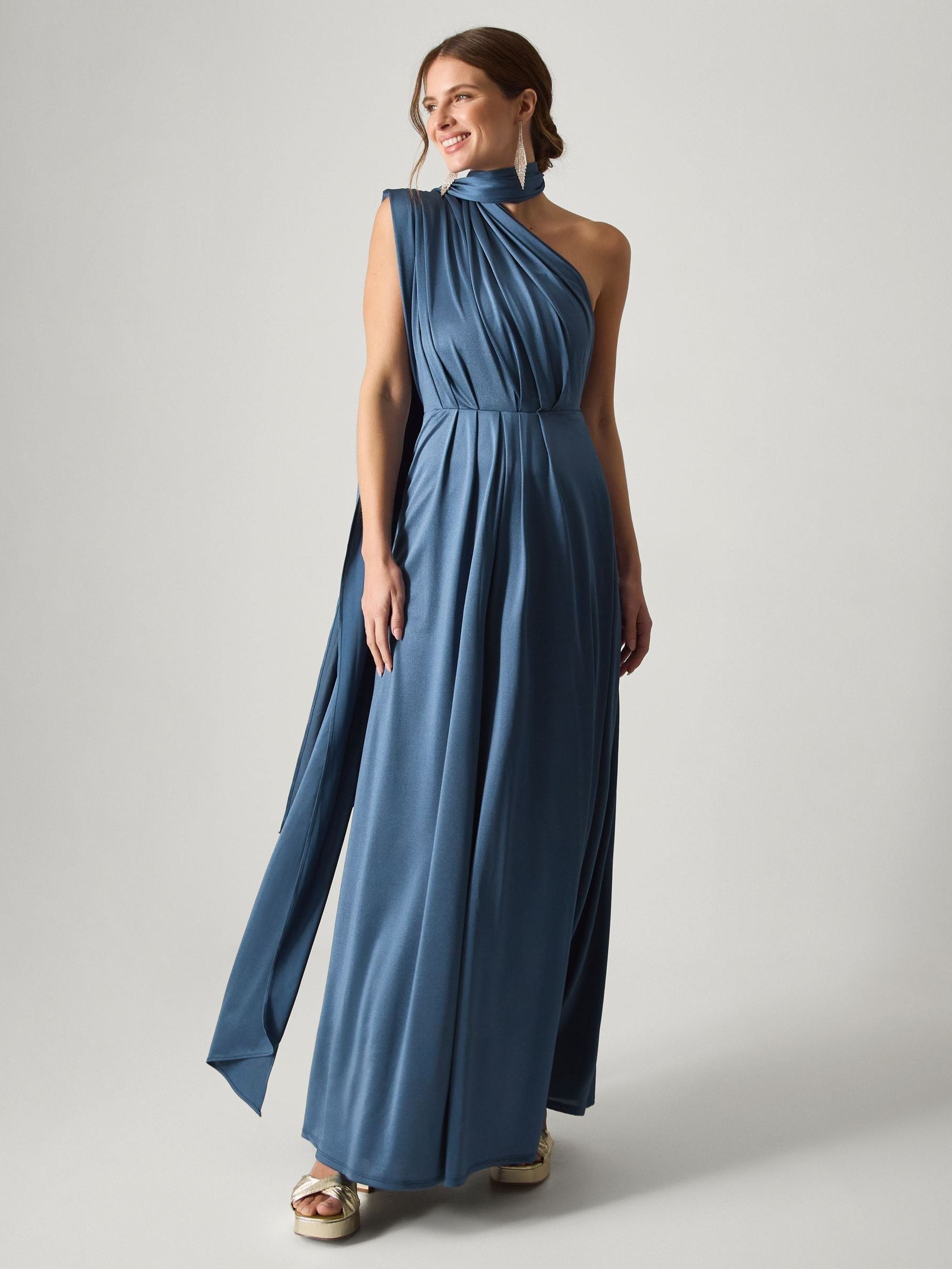 monsoon navy bridesmaid dress Buy Blue Thea Multiway Tie Neck Maxi from the Next UK online shop monsoon blue embroidered dress