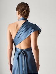 Monsoon Blue Thea Multiway Bridesmaid Dress - Image 4 of 5