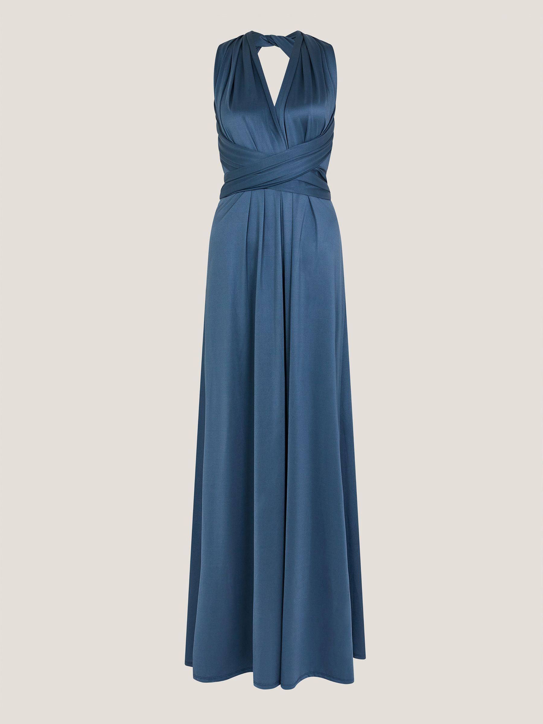 teal multiway bridesmaid dress Emily Rose Dusty Blue Multiway Bridesmaid Dress (One Size)