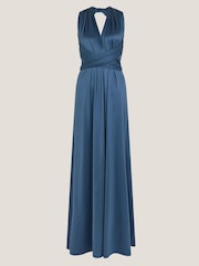 Monsoon Blue Thea Multiway Bridesmaid Dress - Image 5 of 5