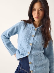 Monsoon Kat Kukallinen palmikkoneuletakki - Kuva 3 / 5