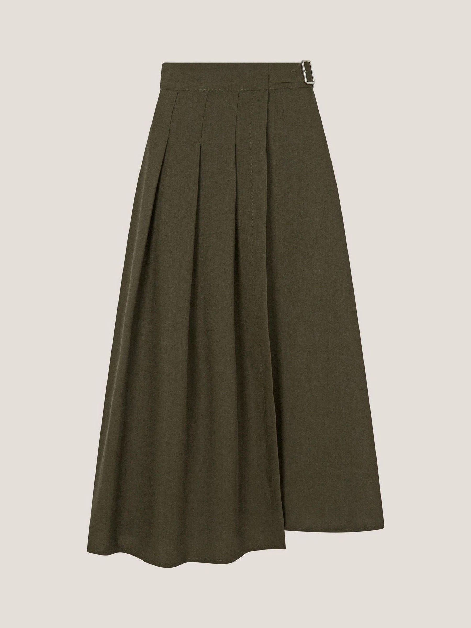 Buy Monsoon Green Jillian Pleated Kilt Midi Skirt from Next USA