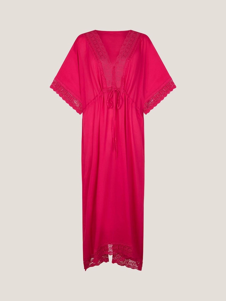 Monsoon Pink Cali Crochet Cover-Up - Image 5 of 5 Monsoon Pink Cali Crochet Cover-Up - Image 5 of 5