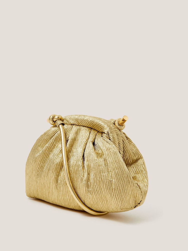 Monsoon Gold Mia Mini Shoulder Bag - Image 2 of 4 Monsoon Gold Mia Mini Shoulder Bag - Image 2 of 4
