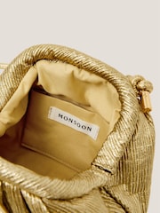 Monsoon Gold Mia Mini Shoulder Bag - Image 3 of 4