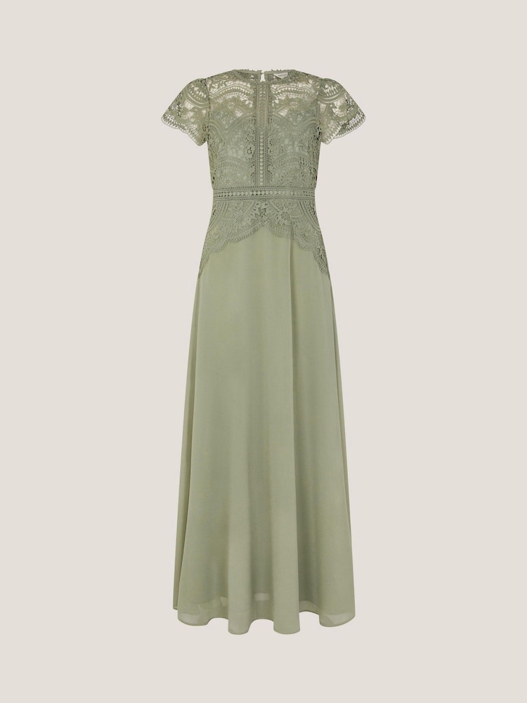 Monsoon Green Monica Lace Bridesmaid Dress - Image 5 of 5 Monsoon Green Monica Lace Bridesmaid Dress - Image 5 of 5