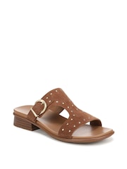 Naturalizer Beach-Stud Wide Fit Brown Sandals - Image 3 of 7