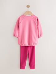 Bright Pink Sweatshirt and Leggings Set (3mths-7yrs) - Image 3 of 5