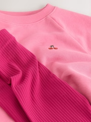 Bright Pink Sweatshirt and Leggings Set (3mths-7yrs) - Image 5 of 5