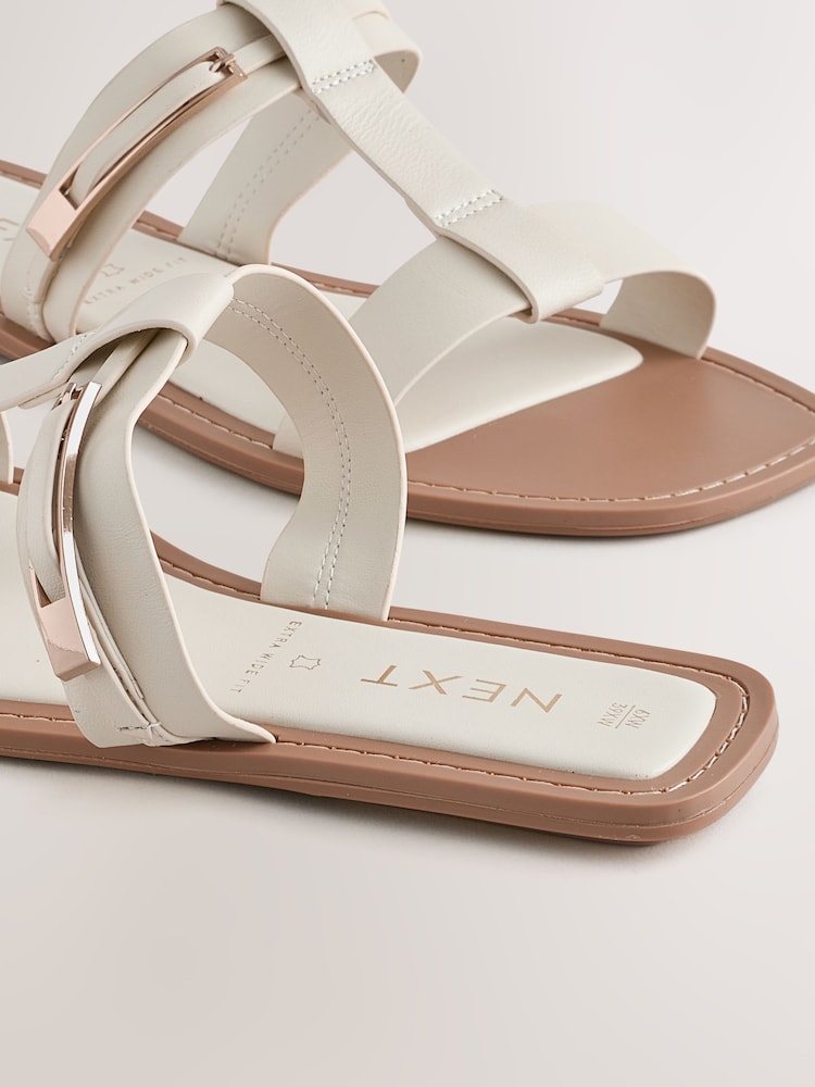 Hueso - Buckle Trim Sandals - Imagen 5 de 5
