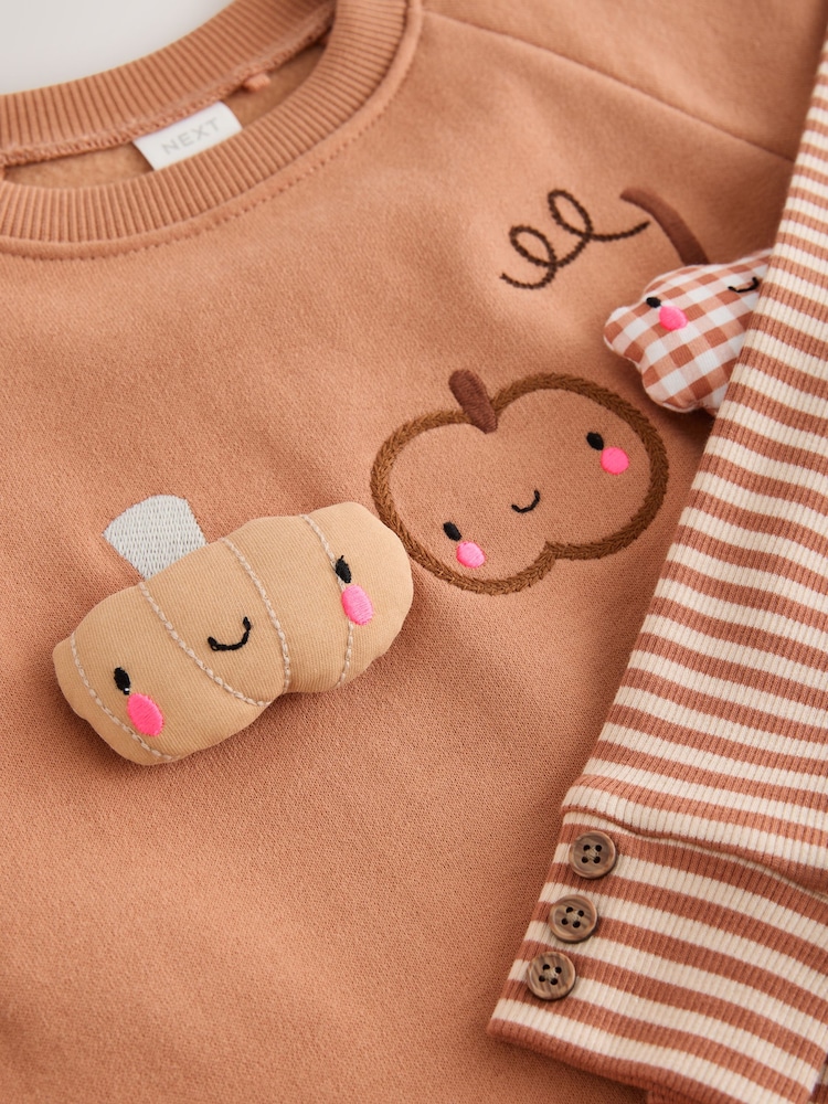 Orange Little Pumpkin Sweatshirt and Legging Set (3mths-7yrs) - Image 5 of 5 Orange Little Pumpkin Sweatshirt and Legging Set (3mths-7yrs) - Image 5 of 5