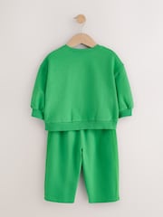 Green Play Sweatshirt and Barrel Leg Set (3mths-7yrs) - Image 7 of 9