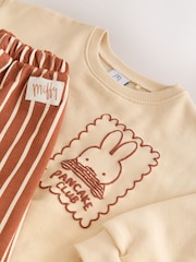 Miffy 浅黄色条纹 - 卫衣和阔腿裤套装（ 3月7岁） - 11的图像8｝