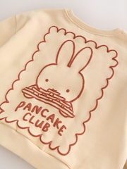 Miffy 浅黄色条纹 - 卫衣和阔腿裤套装（ 3月7岁） - 11的图像9｝