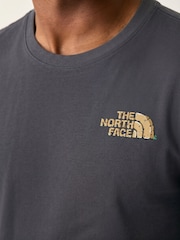 The North Face Grey Stone Relaxed Back Graphic T-Shirt - Image 3 of 5