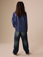Mid Blue Cosy Long Sleeve T-Shirt (3-16yrs) - Image 3 of 8