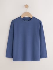 Mid Blue Cosy Long Sleeve T-Shirt (3-16yrs) - Image 5 of 8