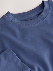 Mid Blue Cosy Long Sleeve T-Shirt (3-16yrs) - Image 7 of 8