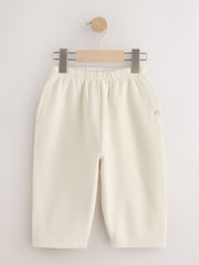 Lilac/Brown/Cream Barrel Joggers Set 3 Pack (3mths-7yrs) - Image 4 of 7