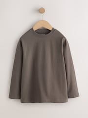 Mink Brown Cosy Long Sleeve T-Shirt (3-16yrs) - Image 1 of 4