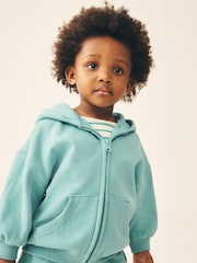 Green Zip Through Hoodie (3mths-7yrs) - Image 1 of 8