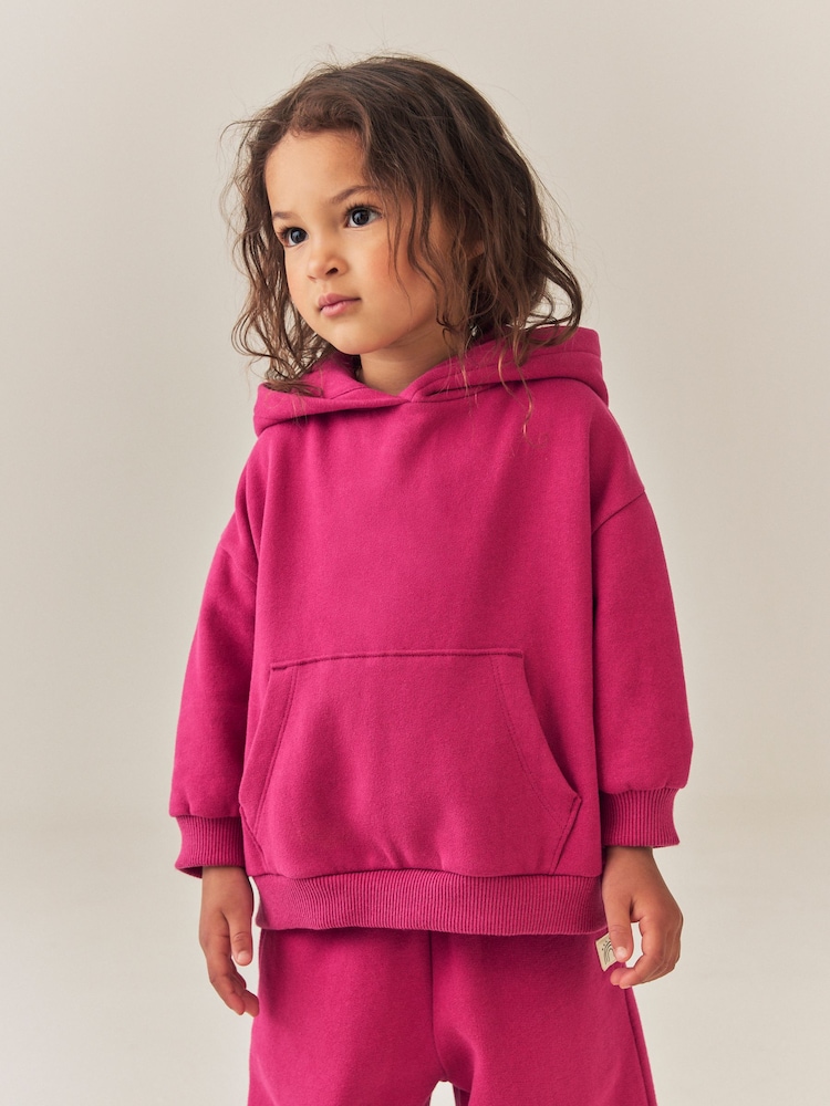 Berry Pink Hoodie (3mths-7yrs) - Image 2 of 8 Berry Pink Hoodie (3mths-7yrs) - Image 2 of 8