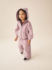 Mauve Purple Zip Through Hoodie (3mths-7yrs) - Image 2 of 8