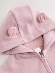 Mauve Purple Zip Through Hoodie (3mths-7yrs) - Image 8 of 8
