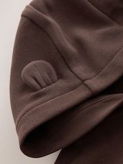 Chocolate Brown Zip Through Hoodie (3mths-7yrs) - Image 7 of 8