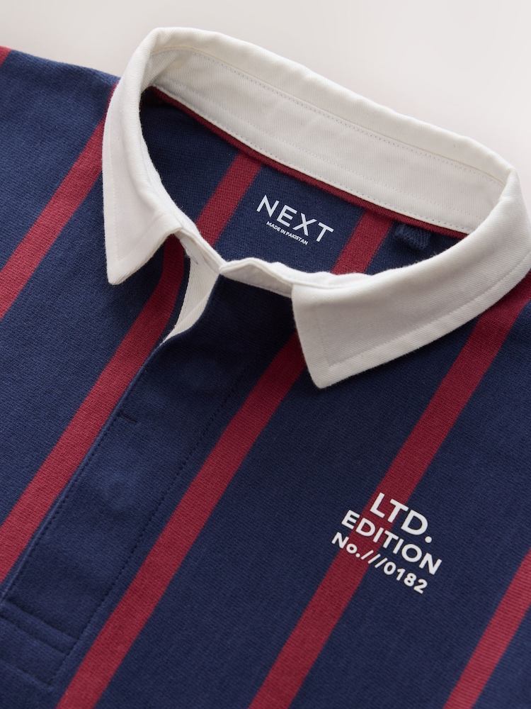 Vertikale Streifen - Rugby Polo Shirt (3-16yrs) - Bild 7 von 7