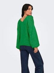 JDY Πουλόβερ διπλής όψης με λαιμόκοψη V - Εικόνα 2 του 4