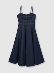 Reiss Indigo Blue Emma Dresses - Image 2 of 6