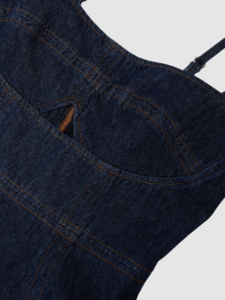 Reiss Indigo Blue Emma Dresses - Image 6 of 6 Reiss Indigo Blue Emma Dresses - Image 6 of 6