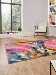Think Rugs Multi Brooklyn 13800 Modern Abstract Rug - Image 2 of 6
