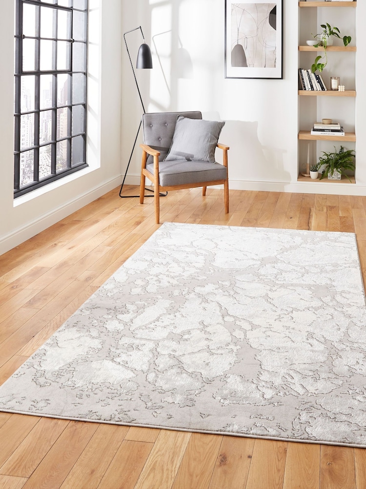 Think Rugs Ivory Apollo 2677 Modern Abstract Rug - Image 1 of 6