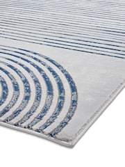 Think Rugs Grey Apollo 2683 Modern Linear Rug - Image 5 of 6
